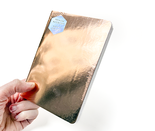 Carnet A6 à couverture souple - Shiny Starlet Cuivré