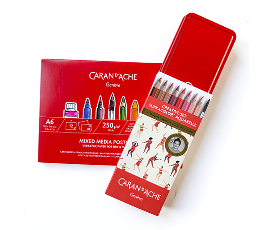 Caran d'Ache - Set créatif Nina Cosford 12 crayons Supracolor