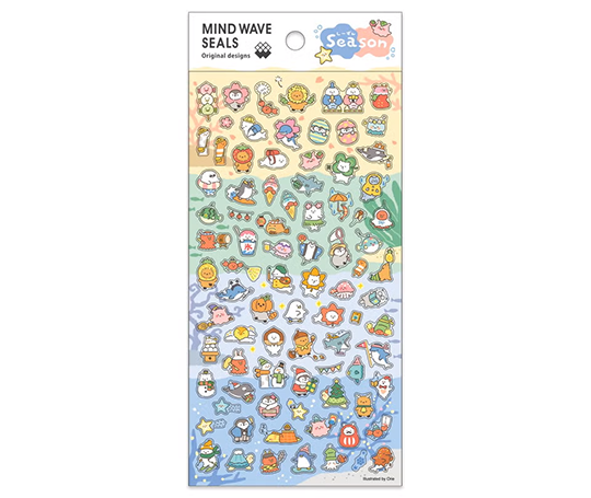 Planche d'autocollants MW Seals - Season