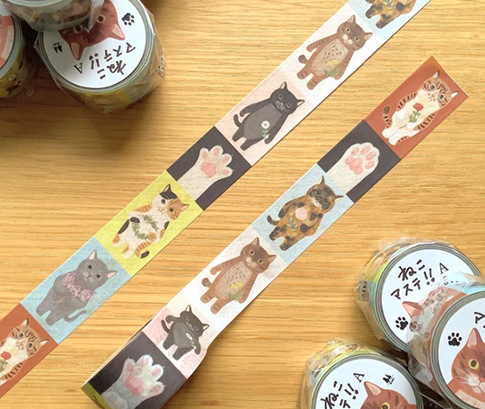 Washi tape 24 mm - Chats