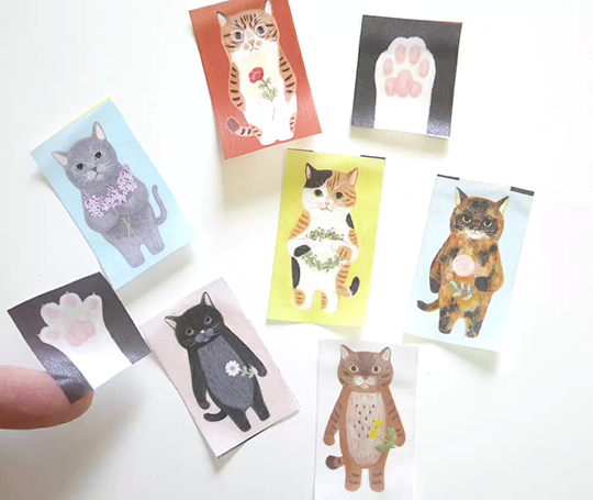 Washi tape 24 mm - Chats