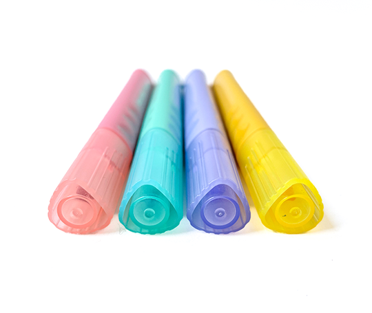 Gros surligneur fluo aux tons pastel