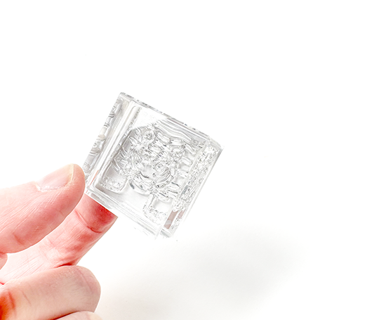 Cachet transparent - Tigre