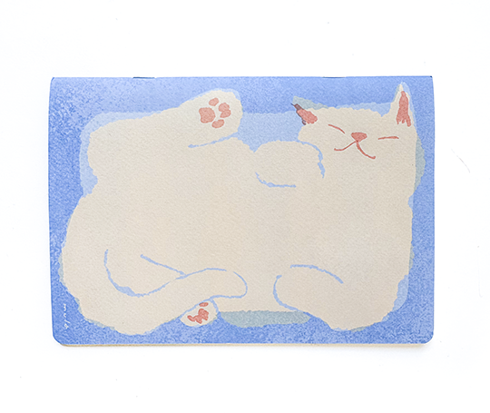 Carnet souple - Chat dans une boîte