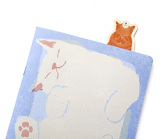 Carnet souple - Chat dans une boîte