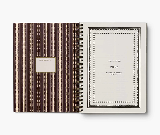 Rifle Paper Co. - Agenda 2027 à spirales Hortensia