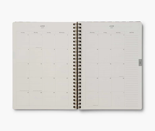 Rifle Paper Co. - Agenda 2027 à spirales Hortensia