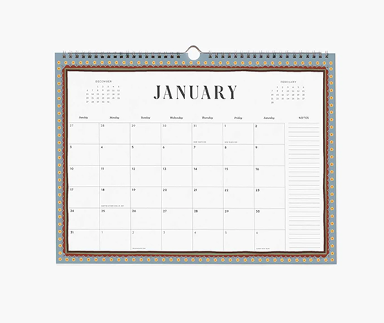Rifle Paper Co. - Calendrier 2027 Paisley