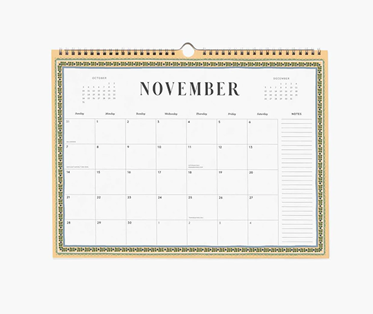 Rifle Paper Co. - Calendrier 2027 Paisley