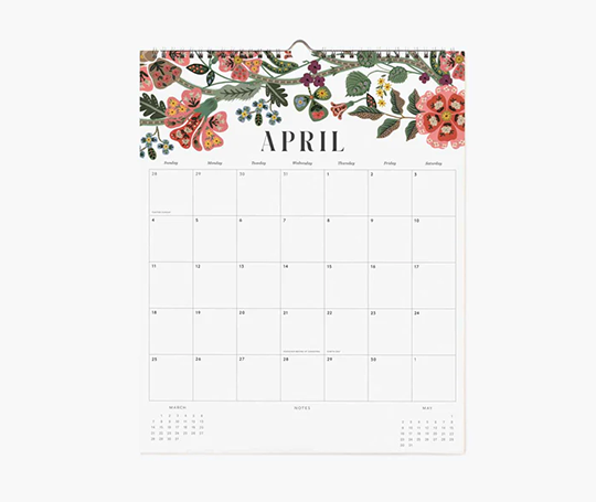 Rifle Paper Co. - Calendrier 2027 Floral