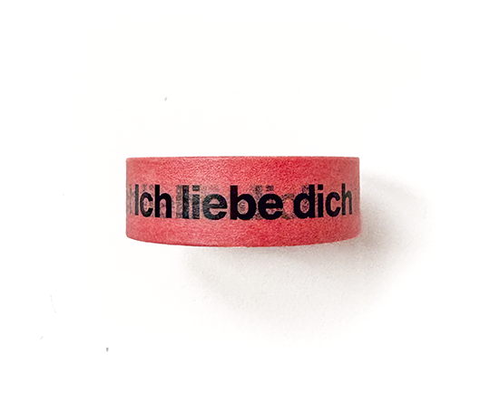 Washi tape - Ich liebe dich