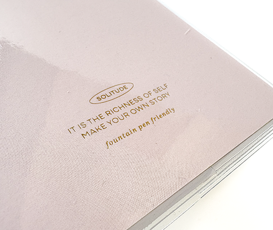 Journal Solitude - Powder Pink