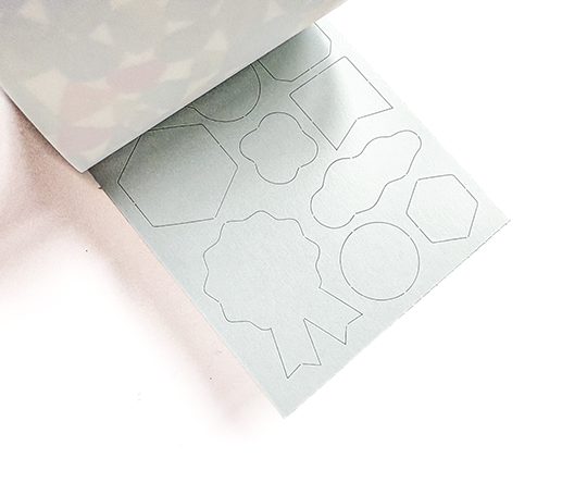Bloc de feuilles autocollantes de papier washi - Paint