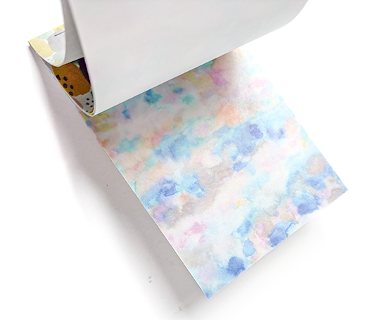 Bloc de feuilles autocollantes de papier washi - Paint