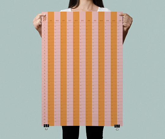 Affiche année académique 26/27 - Stripe