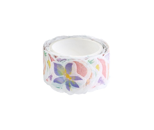 Washi stickers - Fleurs pastel