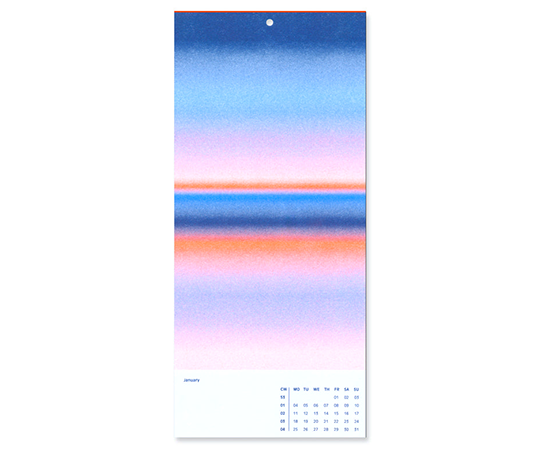 Calendrier 2027 imprimé en riso