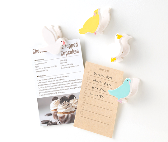Midori - 4 aimants clip Birds