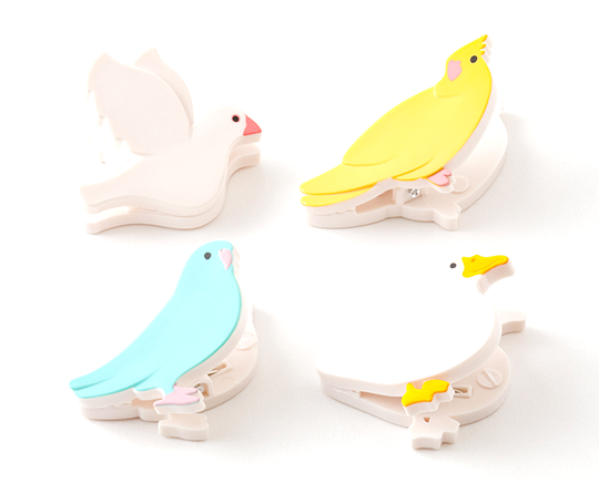 Midori - 4 aimants clip Birds