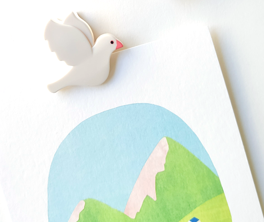 Midori - 4 aimants clip Birds