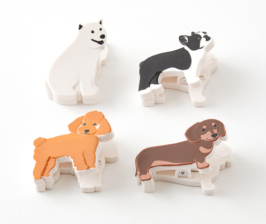 Midori - 4 aimants clip Dogs