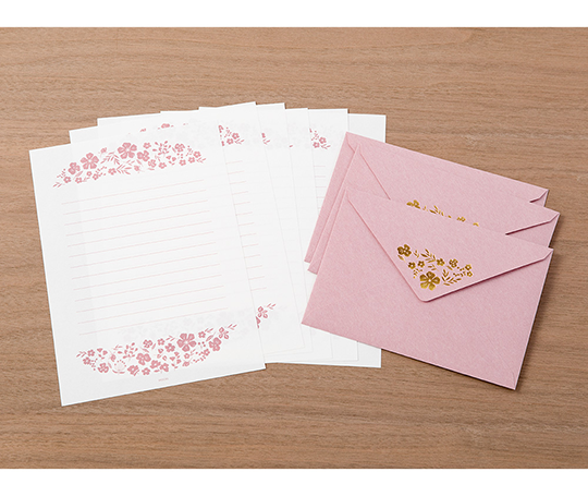 Midori - Ensemble de papier à lettres et enveloppes (or à chaud)
