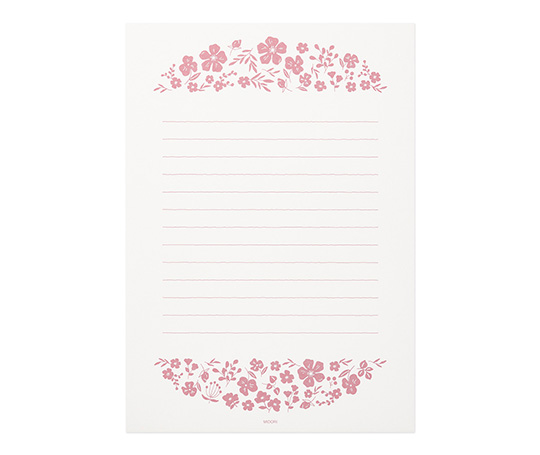 Midori - Ensemble de papier à lettres et enveloppes (or à chaud)