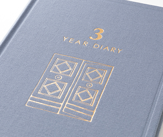 Midori - 3 Year diary - blue-purple