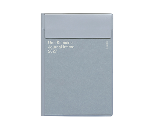 Hightide Agenda 2027 blocs - Iris/Journal intime - Gris clair (type Y)