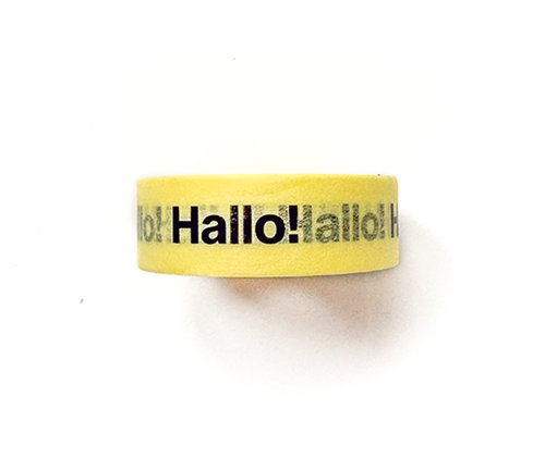 Washi tape - Hallo!