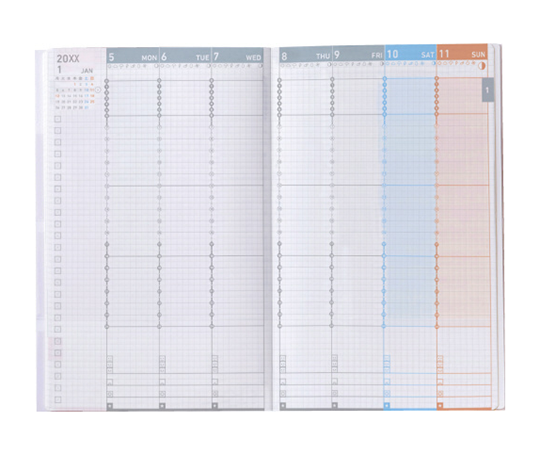 Jibun Techo - Agenda Diary 2027 - Green