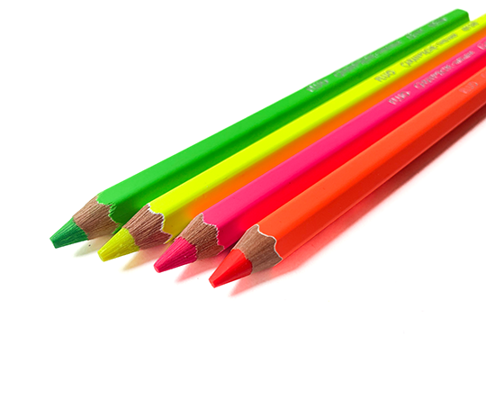 Caran d'Ache - gros crayon surligneur fluo