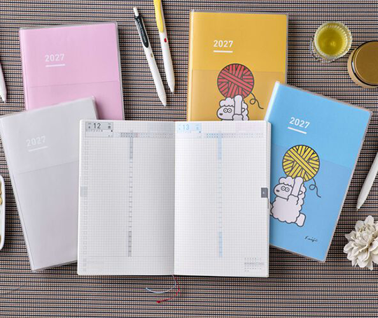Jibun Techo - Agenda DAYs Mini 2027 - Limited ed. Yellow