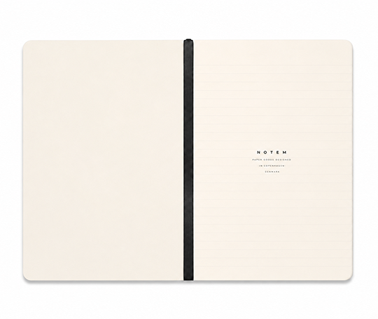 Notem - carnet FLOW à couverture en simili cuir - Brown