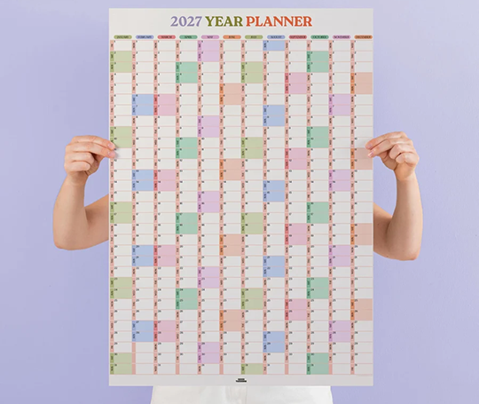 Calendrier 2027 - Affiche A1 (portrait)