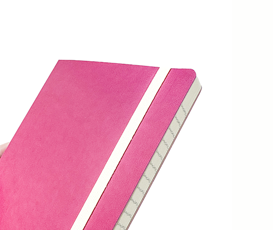 Notem - carnet FLOW à couverture en simili cuir - Lavender