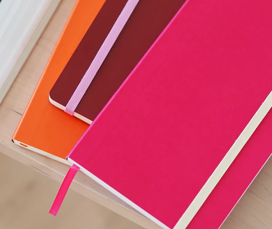 Notem - carnet FLOW à couverture en simili cuir - Lavender