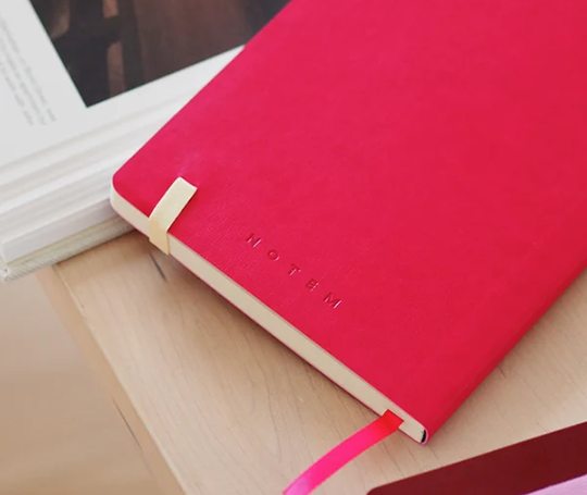 Notem - carnet FLOW à couverture en simili cuir - Lavender