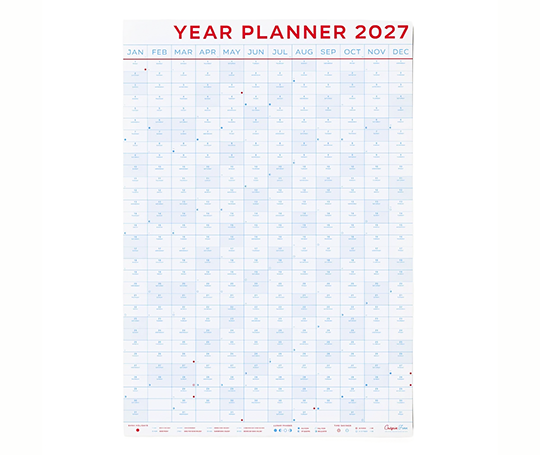 Crispin Finn - Affiche Year Planner 2027 (portrait)