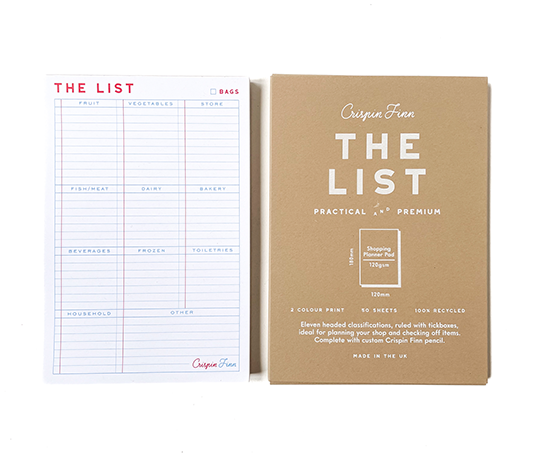 Crispin Finn Bloc-notes "The List"