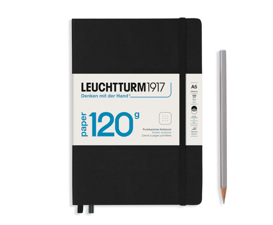 Leuchtturm carnet 120 g. rigide - Black