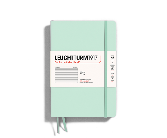 Leuchtturm carnet A5 souple - Mint