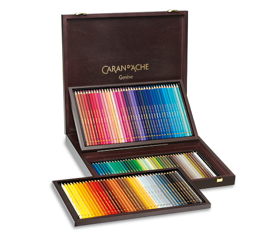 Caran d'Ache - Boîte de 120 crayons Supracolor (bois)