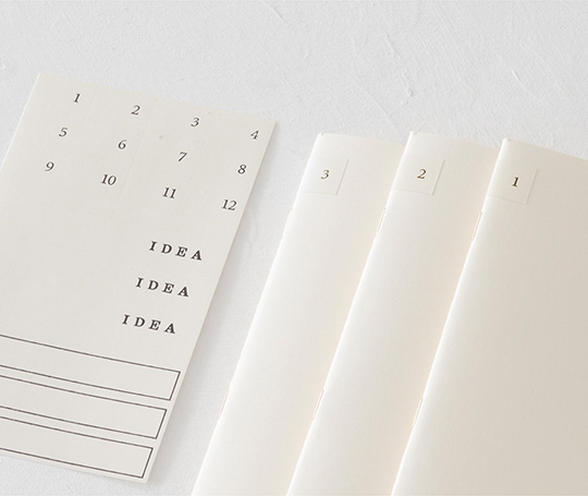 MD Paper set de 3 carnets B6 slim