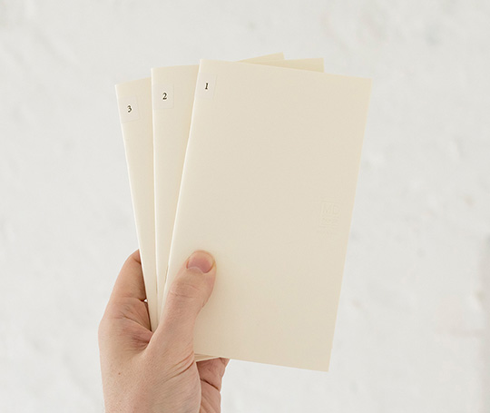 MD Paper set de 3 carnets B6 slim