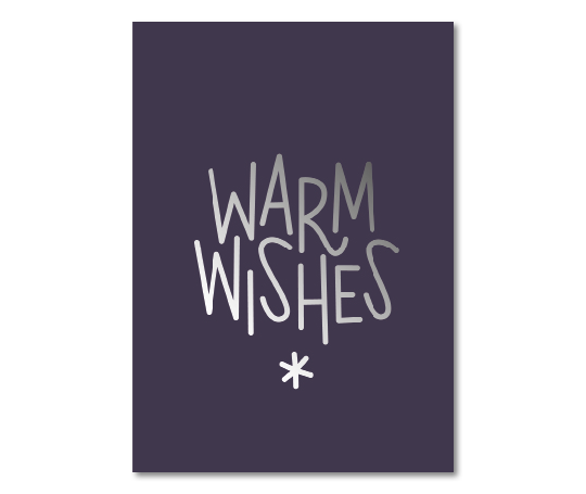 Carte - Warm Wishes