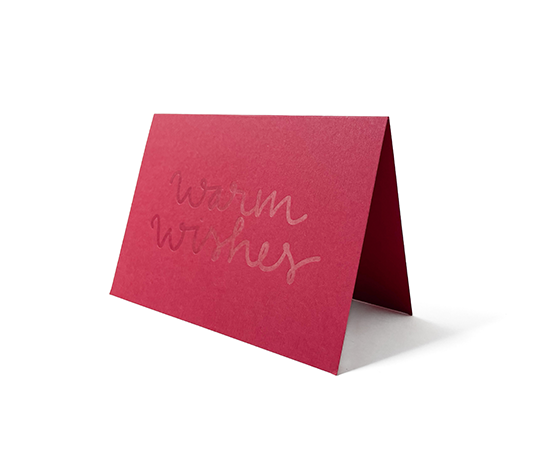 Carte - Warm Wishes