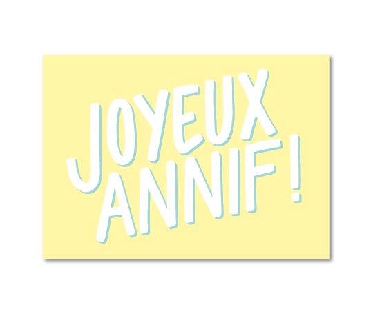 Joyeux annif !