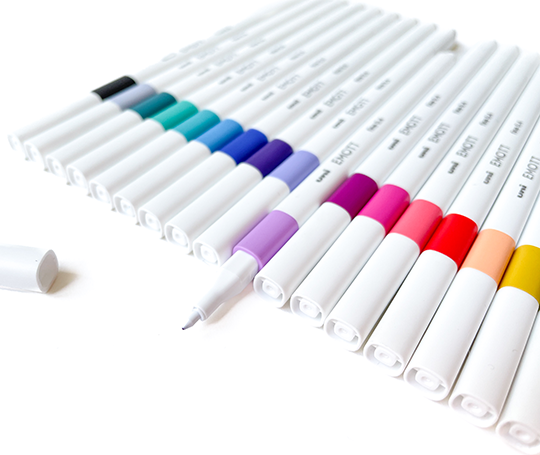 Uni-ball Emott feutre fin - 49 Orchidée