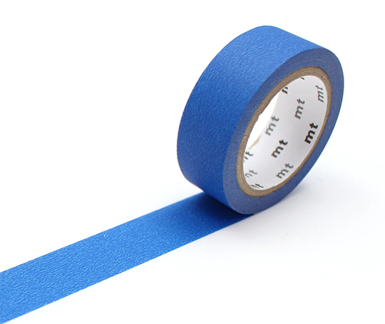 MT uni - washi tape Bleu mat